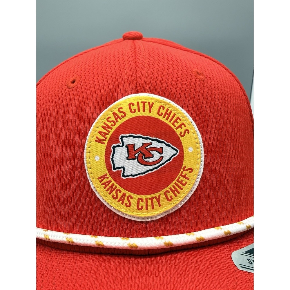 New Era Men's Kansas City Chiefs Sideline 9Seventy Adjustable Rope Hat NEW - Picture 5 of 7